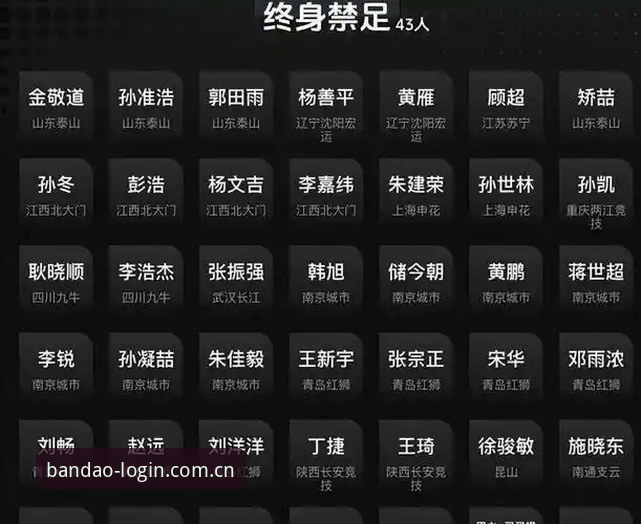 中国足球反腐风暴深度解读：禁足名单完整指南与平台安全观赛策略